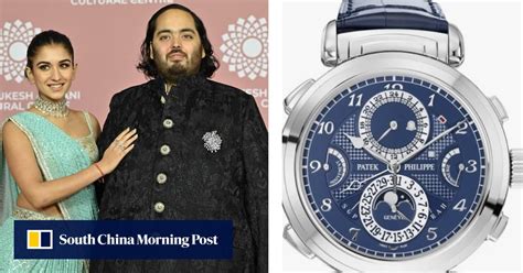 mukesh ambani son patek philippe|patek philippe anant ambani.